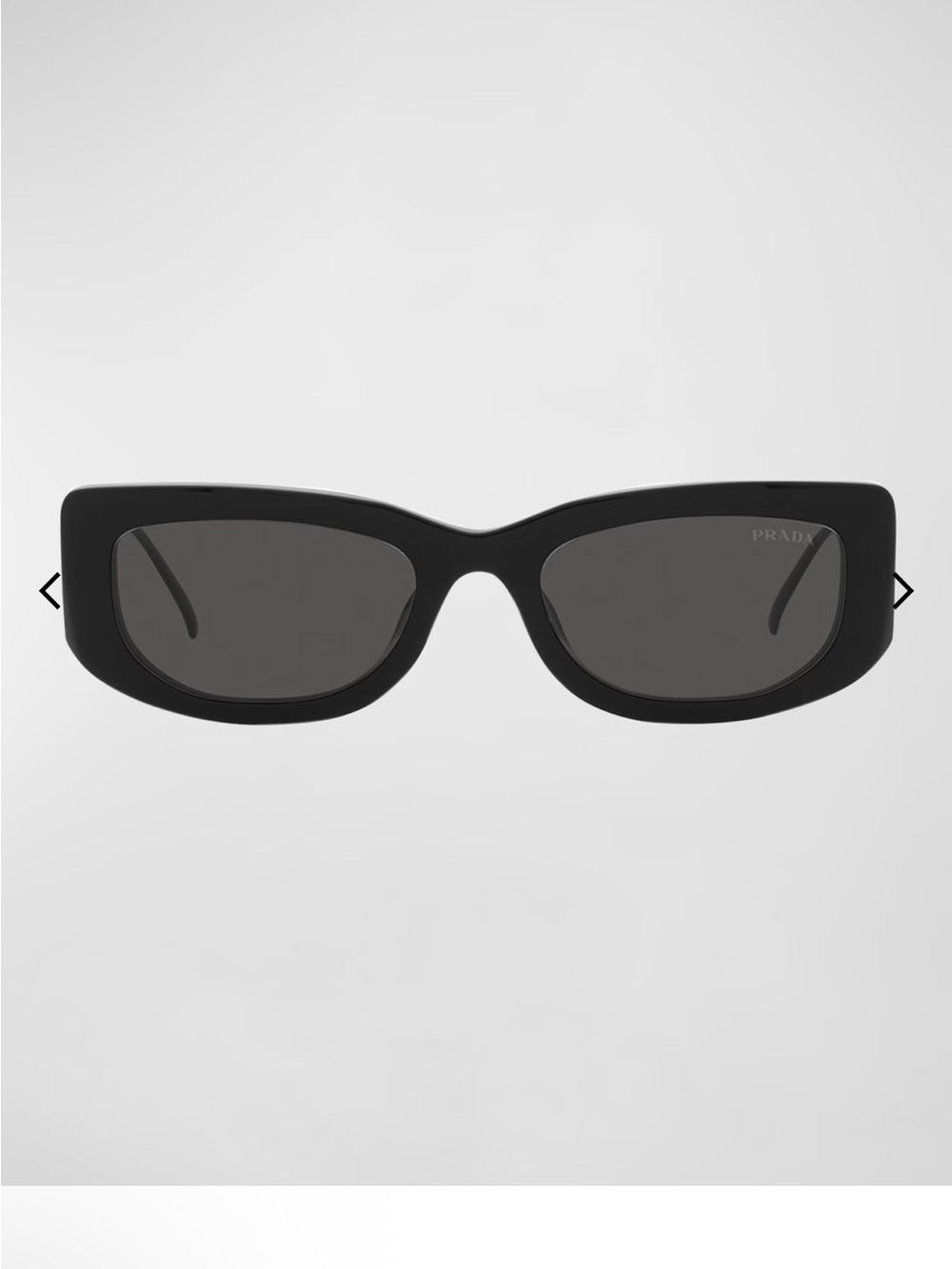 Triangle Logo Rectangle Acetate & Metal Sunglasses - Picture 3 of 6